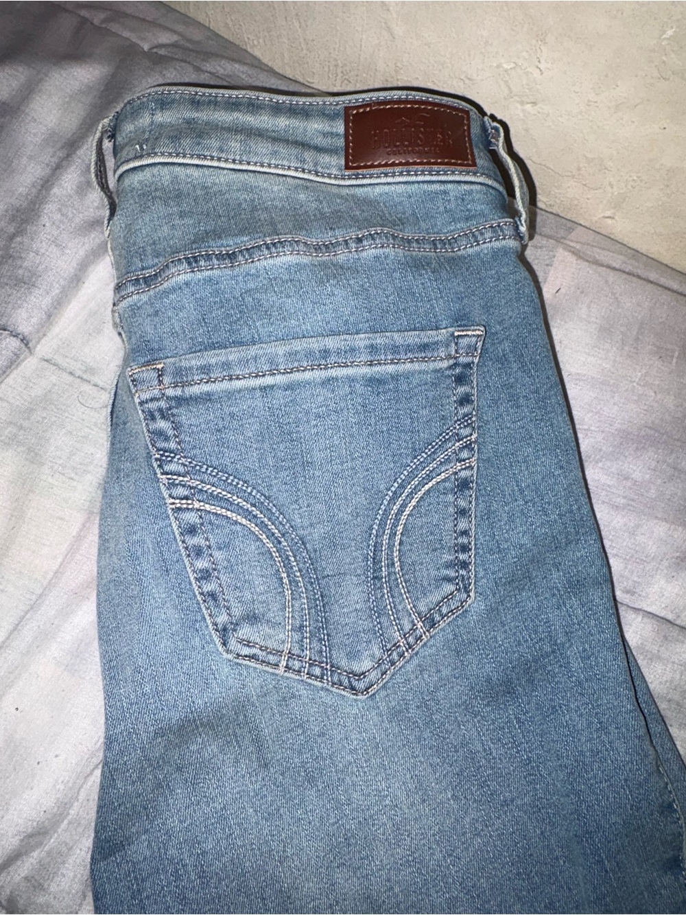 Hollister Light Blue Straight Leg Women's Jeans